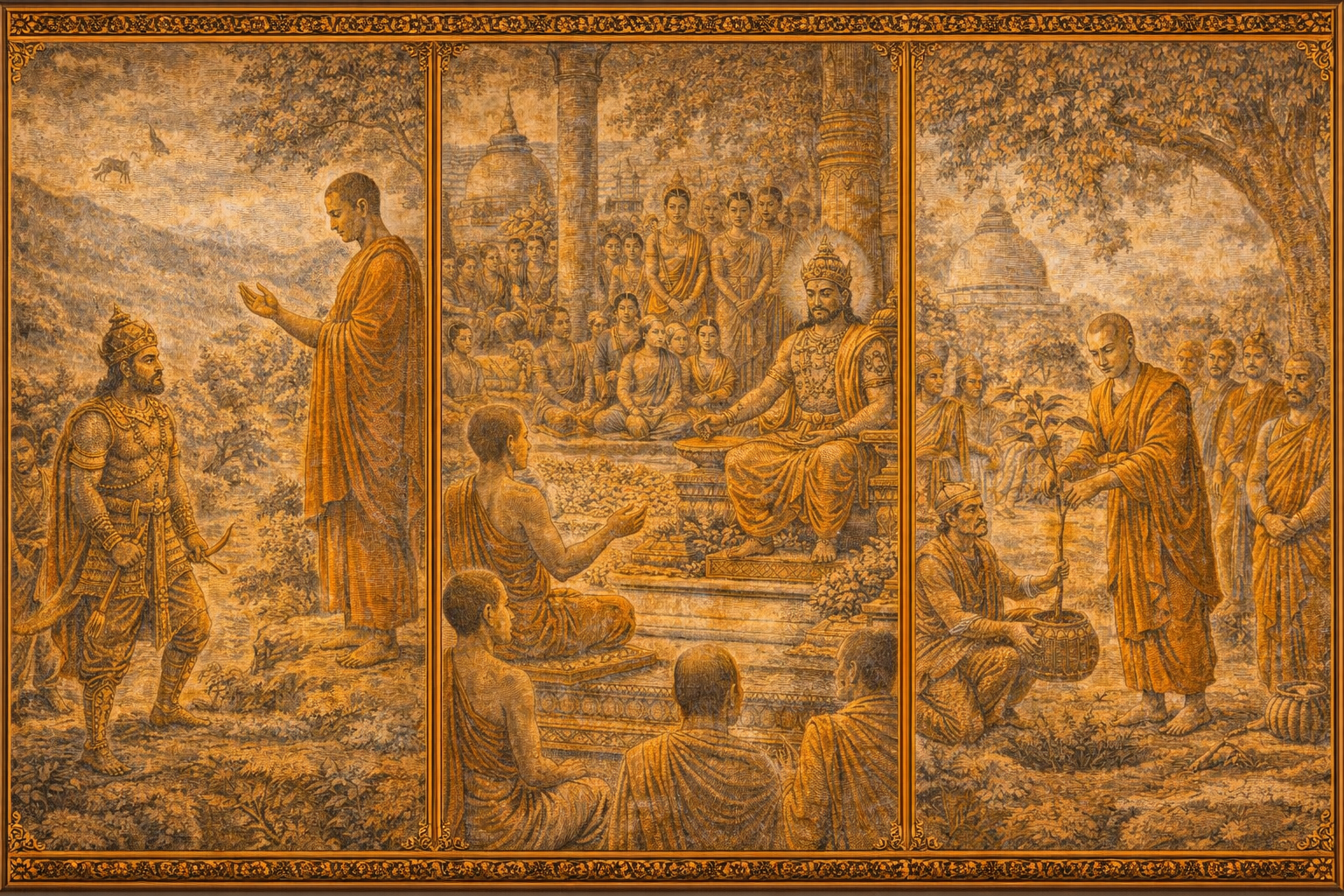 Mahinda Brings the Dhamma to Sri Lanka