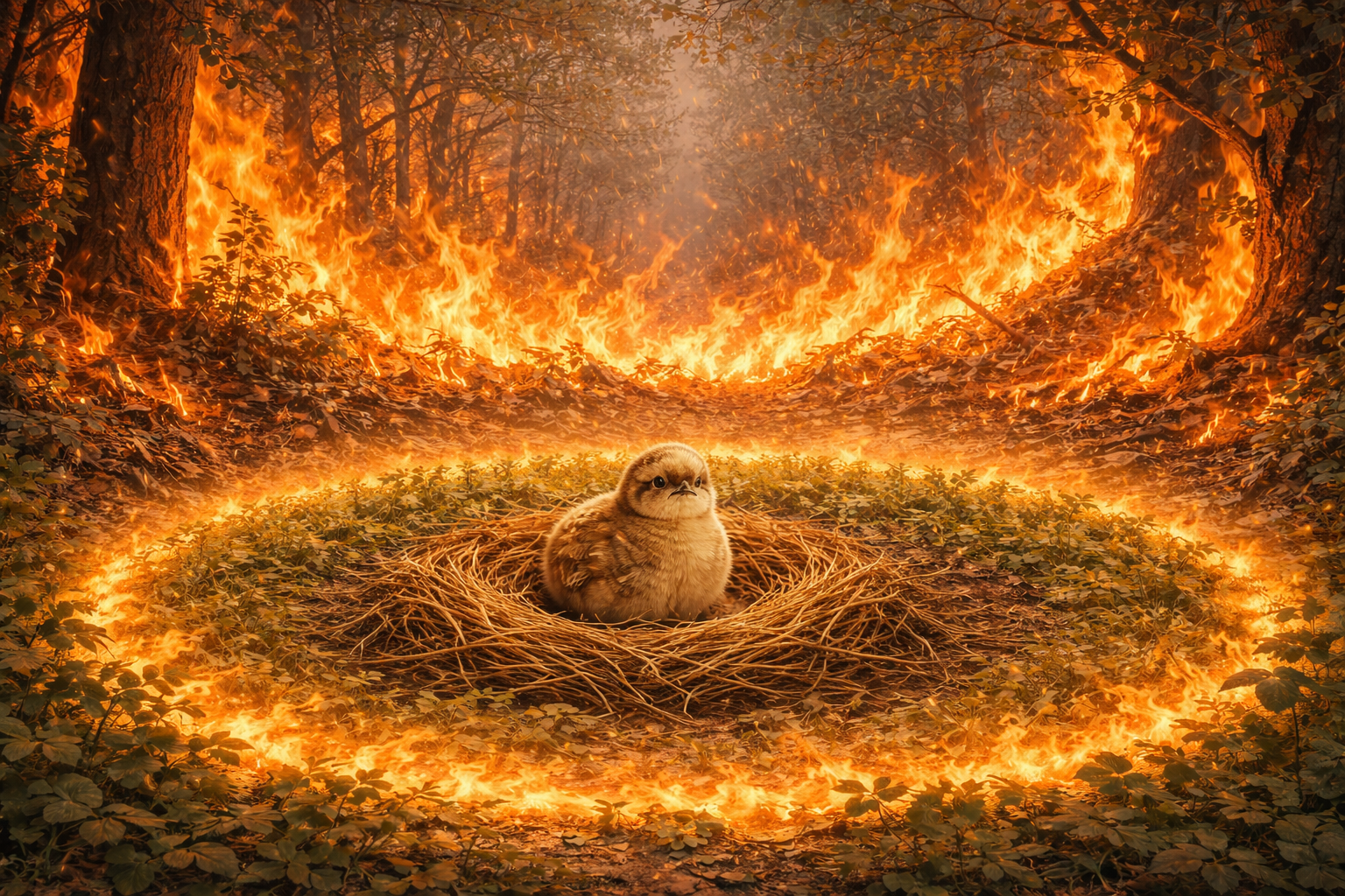 The Quail's Fire Charm — Vaṭṭaka Jataka