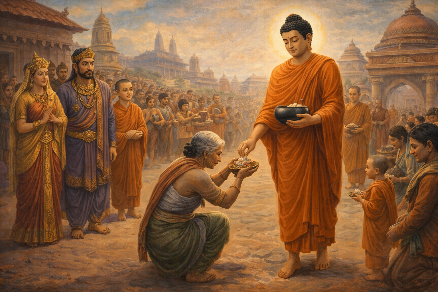 The Buddha Returns to Kapilavastu