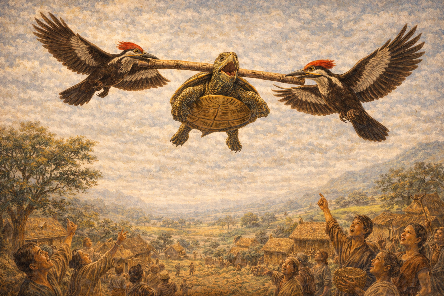 The Turtle Who Talked Too Much — Kacchapa Jataka